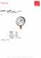 Manometer 107-KDE 0 til 16,0 bar G 1/4